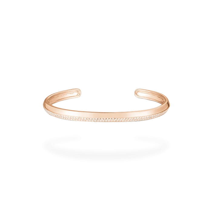 Sleek diamond bangle
